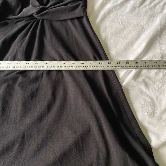 Lands' End Women's Black Sleeveless Knit Midi/Maxi Dress Size 1X (16W - 18W) - Picture 8 of 14